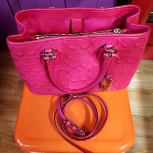 Coach Barbie pink bag